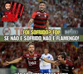 Sufoco e comemoração: veja os memes da classificação do Flamengo