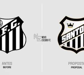 Projeto nas redes sociais propõe novos escudos para clubes de