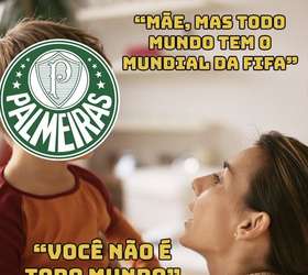 Caneca Palmeiras NÃO Tem Mundial Meme Presente Divertido