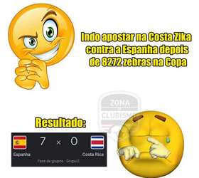 Goleada na Copa: Espanha 7 x 0 Costa Rica