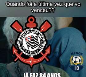 Corinthians vira alvo de memes após derrota para o Flamengo; veja