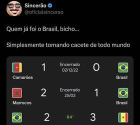 Revolta e zoeiras! Web faz memes com derrota do Brasil para Senegal