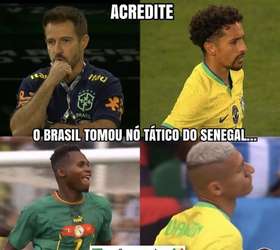 Revolta e zoeiras! Web faz memes com derrota do Brasil para Senegal