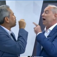 Ciro Gomes e Elmano de Freitas batem boca durante debate: 'Baixa o dedinho'