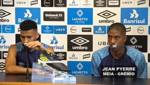 GRÊMIO: Jean Pyerre e Kaio falam sobre o entrosamento do ...