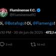Após superar a Inter de Milão, Flu provoca Botafogo e Flamengo nas redes sociais