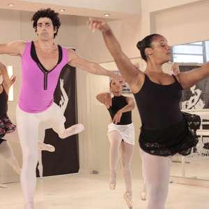 Gianecchini se veste de bailarina em 'Guerra dos Sexos'