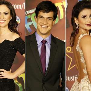 Famosos posam antes do prêmio Melhores do Ano, do 'Faustão'