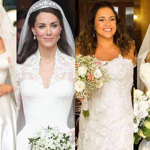 Jolie se casa de Versace; veja vestidos de noiva de famosas