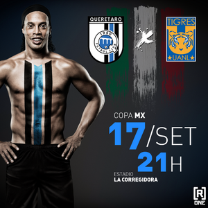 Ronaldinho anuncia estreia na quarta pelo Querétaro