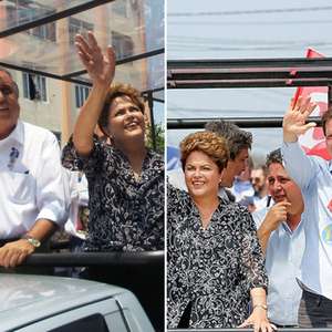Sem pedir votos, Dilma "paga conta" com candidatos do Rio