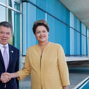 Santos classifica Dilma como "amiga da Colômbia"