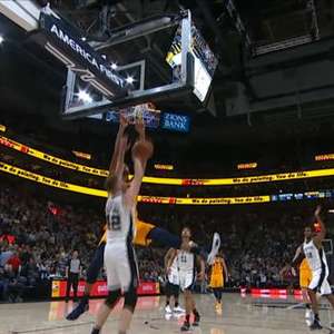 O melhor da noite: Gobert dá show de enterradas