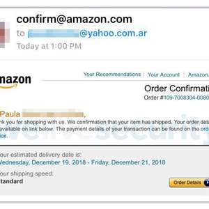 Cuidado com esse e-mail falso de compra fantasma na Amazon