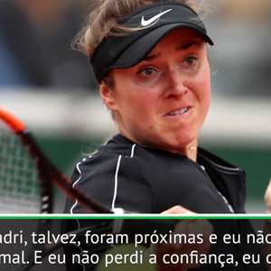 Aberto da França: Svitolina: "Nunca perdi a confiança no ...