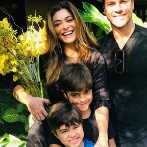 Juliana Paes e marido festejam aniversário de filho caçula