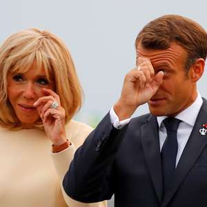 Brigitte Macron agradece brasileiros após piada de Bolsonaro