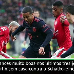 FUTEBOL: Bundesliga: Flick sobre Thiago Alcântara: ...