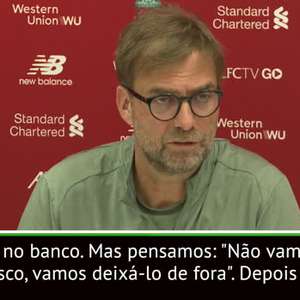 Premier League: "Alisson não vai jogar contra o ...