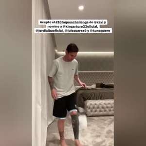 #StayAtHome: Messi entra no desafio e esbanja habilidade ...