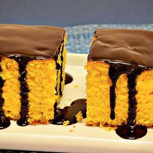 Bolo de cenoura fofinho de liquidificador
