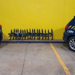 PRF apreende 17 fuzis de fabricação americana em Ourinhos