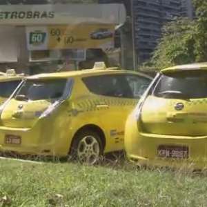 Carros elétricos já formam frota de táxis em SP e RJ
