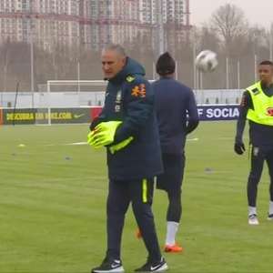 Tite comanda trabalho tático na Seleção Brasileira