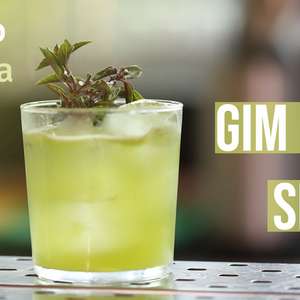 Aprenda a fazer o Gim Basil Smash