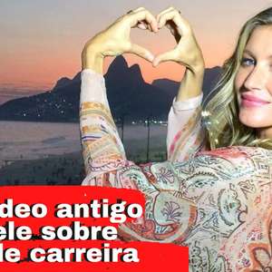 Em vídeo antigo, Gisele lembra concurso que a revelou