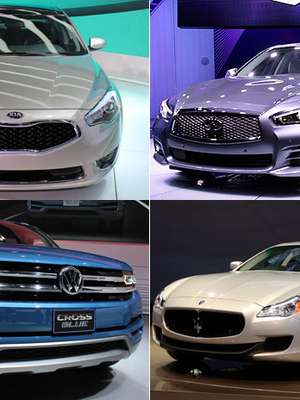 Branco aparece, mas azul e prata se destacam em Detroit