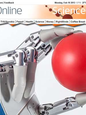 Primeira mão robótica com 'tato' está pronta para o uso