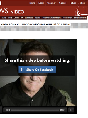 Vídeo de Robin Williams é novo golpe de hackers no Facebook