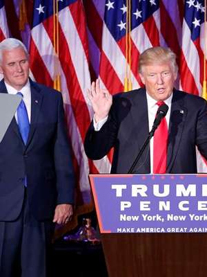 Em discurso de vitória, Trump promete reconciliar americanos