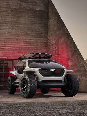 Conceito Audi AI:TRAIL troca faróis por drones