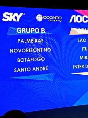 Sorteio define os grupos do Campeonato Paulista 2020