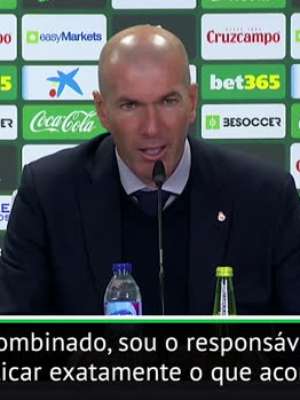 La Liga: Zidane após perder para o Betis: "Nossa pior ...