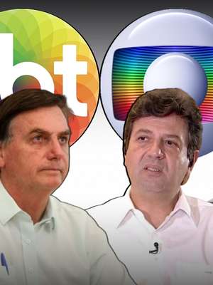 Bolsonaro no SBT e Mandetta na Globo travam guerra no Ibope
