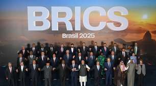 Sem Putin e Xi, líderes do Brics posam para 'foto de família' em cúpula no Rio