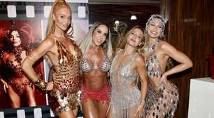 Bruna Griphao, Cíntia Dicker e mais famosas brilham em ensaio do Salgueiro