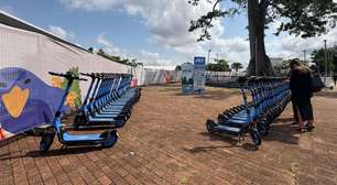 Gringos apostam em aluguel de patinete elétrico para se locomoverem na COP30