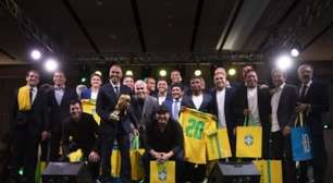 VÍDEO: Veja como foi a festa da CBF em homenagem aos pentacampeões com a Seleção Brasileira