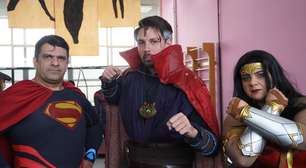 Superman e Mulher-Maravilha em: o melhor cosplay da PerifaCon