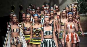 Dolce &amp; Gabbana atrai multidão e propõe verão colorido