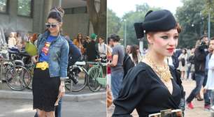 Fashionistas levam looks diversificados para as ruas de Milão