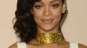 Rihanna apresenta coleção na semana de moda de Londres