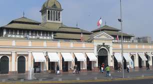 Caranguejo gigante é atração do Mercado Central de Santiago