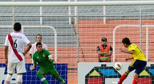 Colômbia bate Peru com gol de pênalti e mantém 100% no hexagonal