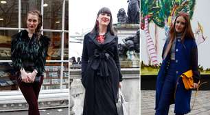 Fashionistas apostam em casacos e jaquetas em Londres; veja