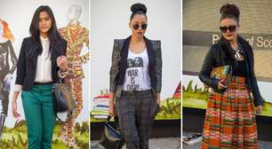 Fashionistas mostram estilo na semana de moda de Londres; veja